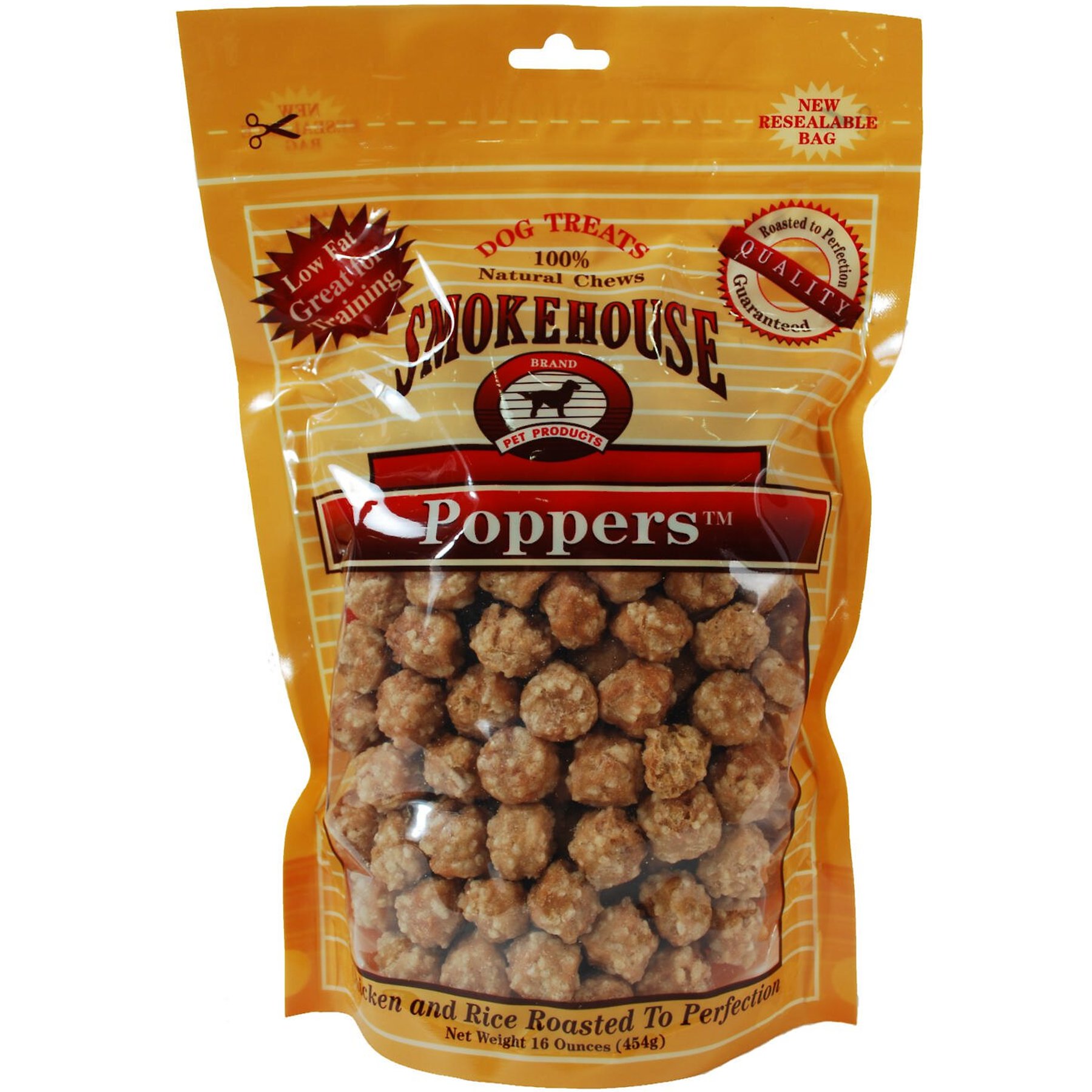 Smokehouse Chicken Poppers Dog Treats, 16-oz bag
