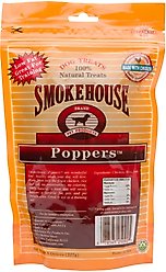 Smokehouse Chicken Poppers Dog Treats, 8-oz bag slide 2 of 5