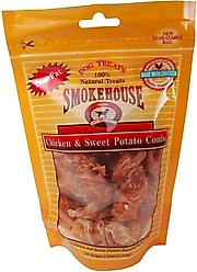 Smokehouse Chicken & Sweet Potato Dog Treats, 4-oz bag