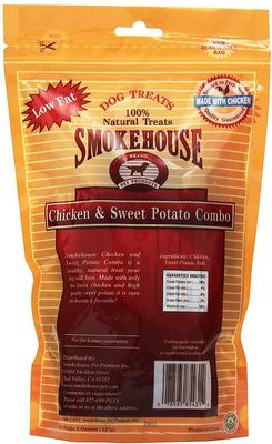 Show full view: Smokehouse Chicken & Sweet Potato Dog Treats, 8-oz bag slide 3 of 8