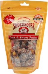 Smokehouse Duck & Sweet Potato Dog Treats, 8-oz bag
