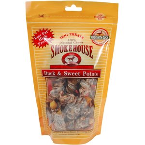 Smokehouse Duck & Sweet Potato Dog Treats, 8-oz bag