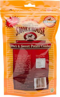 Show full view: Smokehouse Duck & Sweet Potato Dog Treats, 8-oz bag slide 3 of 7