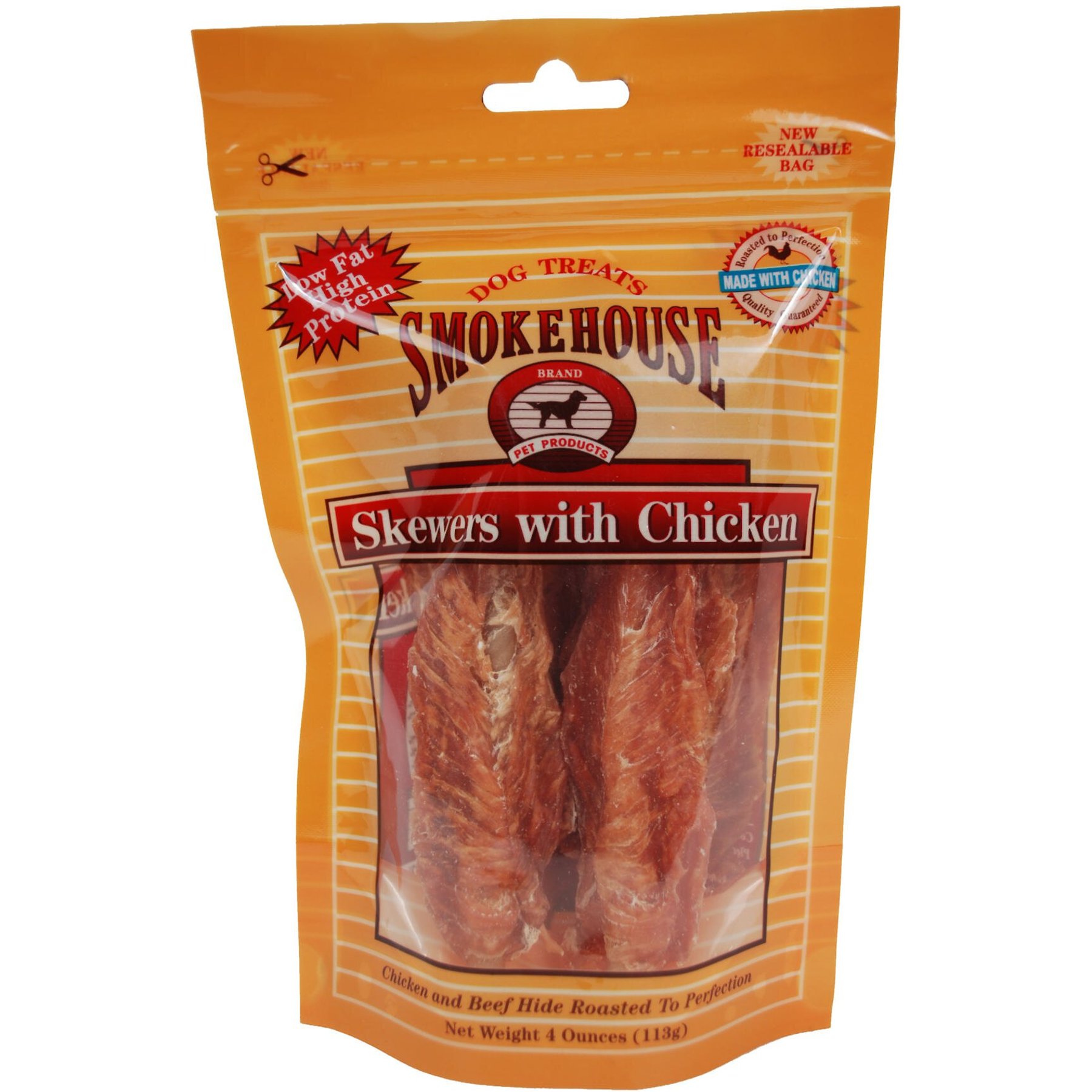 Smokehouse Skewers with Chicken Dog Treats, 4-oz bag