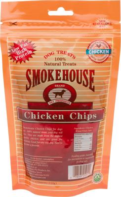 Show full view: Smokehouse Small Chicken Chips Dog Treats, 4-oz bag slide 3 of 7