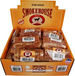 Smokehouse USA 4-5" Toobles Trachea Bone Dog Treats, case of 25