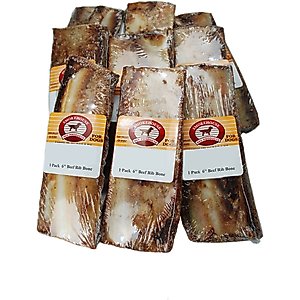 Smokehouse USA 6" Rib Bone Dog Treats, 6-in chew, 1 count