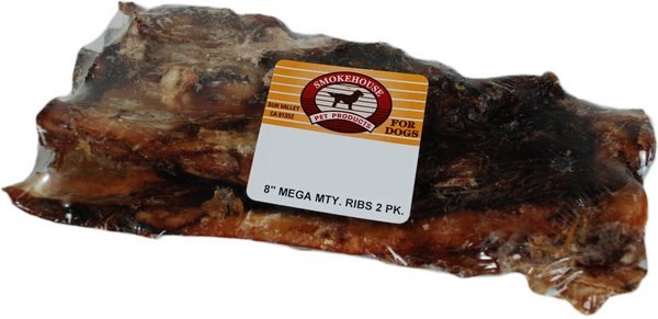 Smokehouse USA 8" Mega Meaty Rib Bone Dog Treats