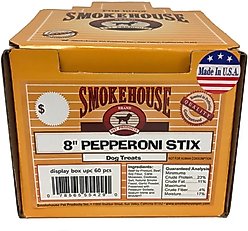 Smokehouse USA 8" Pepperoni Stix Dog Treats, 60 count slide 2 of 5