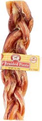 Smokehouse USA 9" Braided Pizzle Sticks Dog Treats, case of 25
