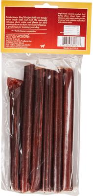 Show full view: Smokehouse USA Beef Recipe Rolls Dog Treats, Beef recipe rolls, 6 pack slide 3 of 8