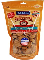 Smokehouse USA Chicken Breast & Beef Ligament Prime Chips Dog Treats, 16-oz bag