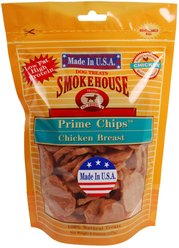 Smokehouse USA Chicken Breast Prime Chips Dog Treats, 8-oz bag