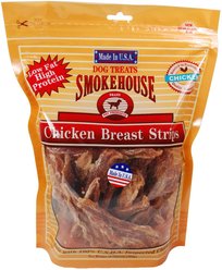 Smokehouse USA Chicken Breast Strips Dog Treats, 16-oz bag