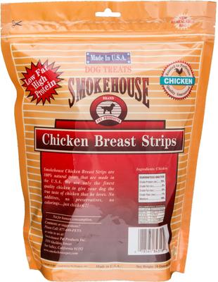 Show full view: Smokehouse USA Chicken Breast Strips Dog Treats, 16-oz bag slide 3 of 7