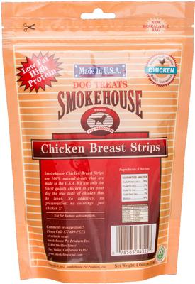 Show full view: Smokehouse USA Chicken Breast Strips Dog Treats, 4-oz bag slide 3 of 7
