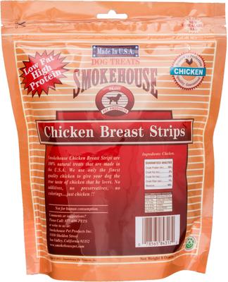 Show full view: Smokehouse USA Chicken Breast Strips Dog Treats, 8-oz bag slide 3 of 7