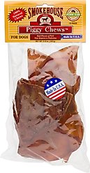 Smokehouse USA Piggy Chews Dog Treats, 6 count