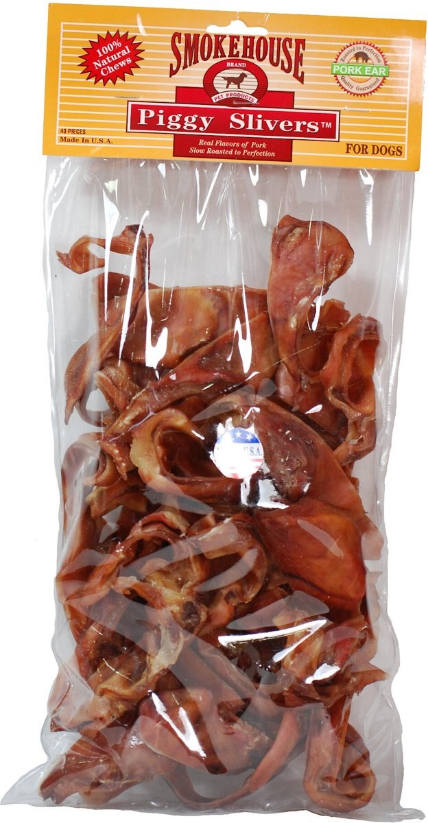 Smokehouse USA Piggy Slivers Dog Treats