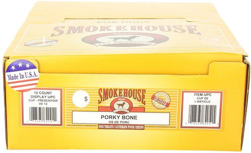 Show full view: Smokehouse USA Porky Femur Bone Dog Treats, case of 12 slide 3 of 5