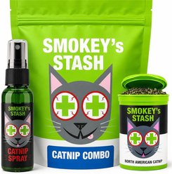 Smokey's Stash OG Pop Top Can & Catnip Spray for Cats, 2-fl oz bottle