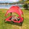 Show in main carousel: SMONTER Elevated Outdoor Canopy Dog Bed, Red, Large slide 8 of 9