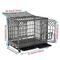 Show in main carousel: SMONTER Heavy Duty Dog Crate, Dark Silver, 42-in slide 2 of 7