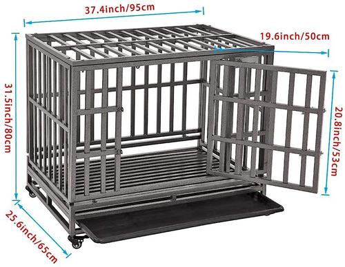 Show full view: SMONTER Heavy Duty Dog Crate & Playpen, 38-in slide 2 of 8