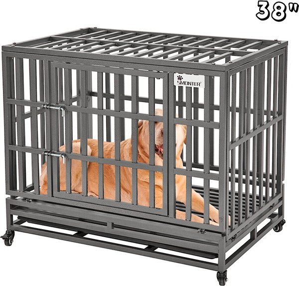 SMONTER Heavy Duty Dog Crate
