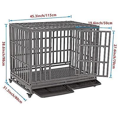 Show full view: SMONTER Heavy Duty Dog Crate & Playpen, 46-in slide 2 of 8
