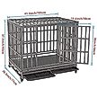 Show in main carousel: SMONTER Heavy Duty I Shape Dog Crate & Playpen, 42-in slide 2 of 8