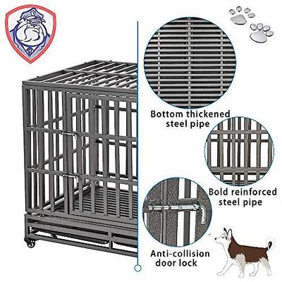 Show full view: SMONTER Heavy Duty I Shape Dog Crate & Playpen, 42-in slide 4 of 8