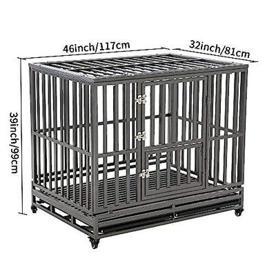 Show full view: SMONTER Heavy Duty I Shape Dog Crate & Playpen, 46-in slide 2 of 8