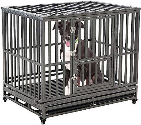 Show full view: SMONTER Heavy Duty I Shape Dog Crate & Playpen, 46-in slide 3 of 8