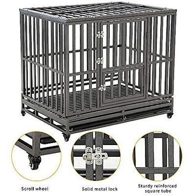 Show full view: SMONTER Heavy Duty I Shape Dog Crate & Playpen, 46-in slide 5 of 8