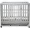 Show in main carousel: SMONTER Heavy Duty I Shape Dog Crate, Silver, 38-in slide 4 of 9