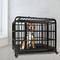 Show in main carousel: SMONTER Heavy Duty Metal Indoor & Outdoor Medium & Large Breed Dog Crate, Dark silver, 38-in slide 1 of 8