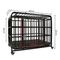 Show in main carousel: SMONTER Heavy Duty Metal Indoor & Outdoor Medium & Large Breed Dog Crate, Dark silver, 38-in slide 2 of 8