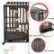 Show in main carousel: SMONTER Heavy Duty Strong Metal I Shape Dog Crate, Brown, 42-in slide 5 of 8