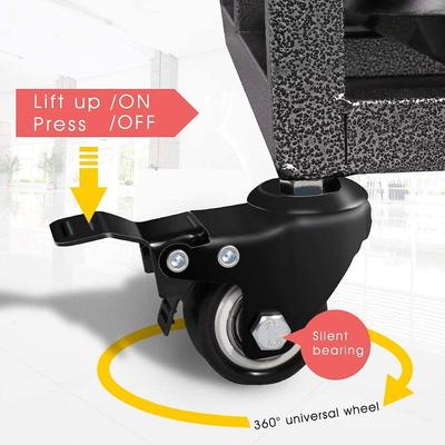 Show full view: SMONTER Heavy Duty Strong Metal I Shape Dog Crate, Dark Silver, 38-in slide 8 of 9