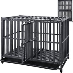 SMONTER Stackable Heavy Duty Dog Crate, 38-in slide 2 of 7
