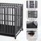 Show in main carousel: SMONTER Two Doors Heavy Duty Dog Crate, 38-in slide 4 of 8