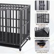 Show in main carousel: SMONTER Two Doors Heavy Duty Dog Crate, 42-in slide 4 of 8