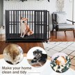 Show in main carousel: SMONTER Two Doors Heavy Duty Dog Crate, 42-in slide 8 of 8