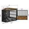 Show in main carousel: SMONTER Wooden Corner Crate Furniture Style Dog Kennel, Medium slide 6 of 7
