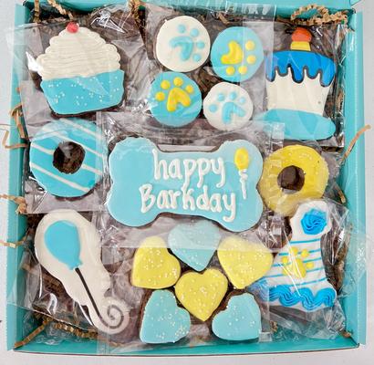 Show full view: Snaks 5th Avenchew Happy Barkday Boy Box Dog Treats slide 4 of 4