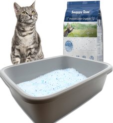 Snappy Tom Natural Unscented Non-Clumping Crystal Cat Litter, 4.4-lb box slide 2 of 6