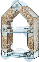 Sneak-A-Peek Heavu Duty Crystal Clear Polycarbonate House-Window Seed Wild Bird Feeder, 1-lb slide 2 of 4