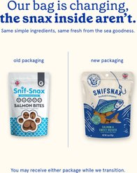 SnifSnax Salmon & Sweet Potato Chewy Bites Grain-Free Dog Treats, 4-oz bag slide 2 of 8