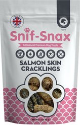 Snif-Snax Smoked Salmon Skin Cracklings Dog Treats, 1.5-oz bag